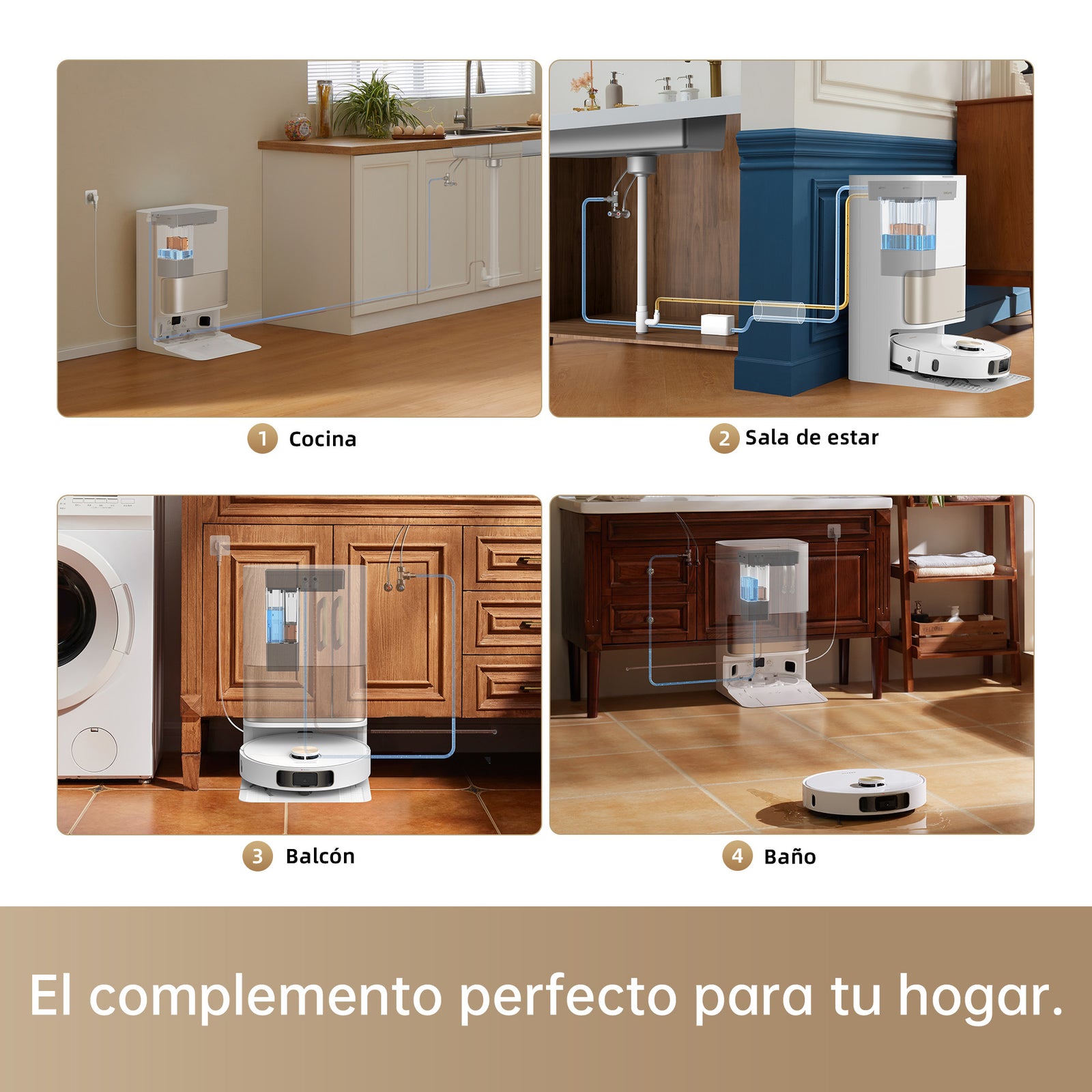 Kit de conexión de agua para llenado y vaciado automático para L10sProUltra/X30Ultra/X40UltraComplete/L40Ultra/L10sUltraGen2/X50UltraComplete/L50ProUltra/L40sProUltra/L40UltraAE