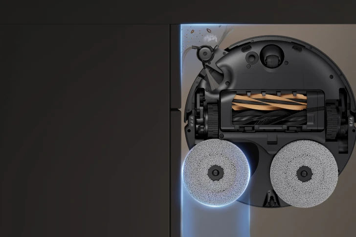 Tecnología de brazo doble flexible para limpiar las esquinas difíciles de alcanzar