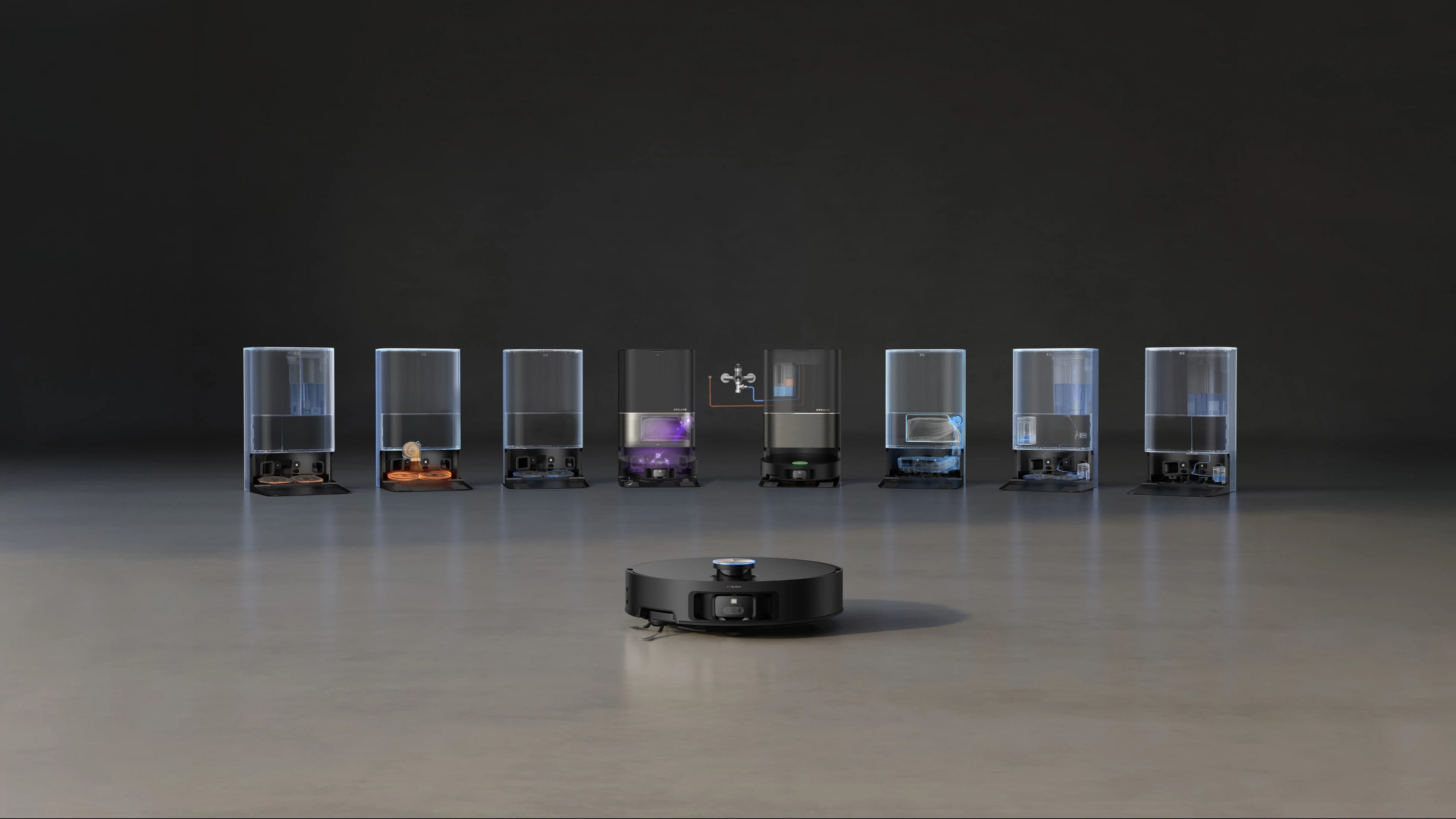 Robot aspirador con funciones modulares