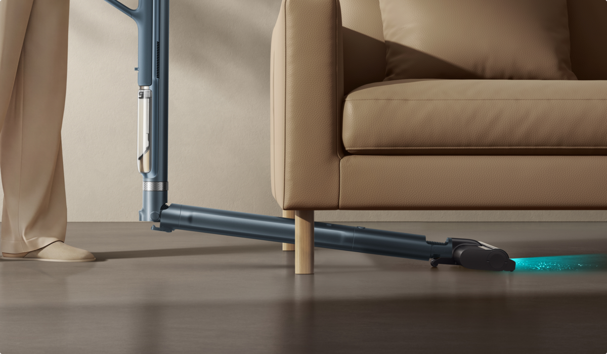 Barra extensible plegable a 90°  
para zonas de difícil acceso
