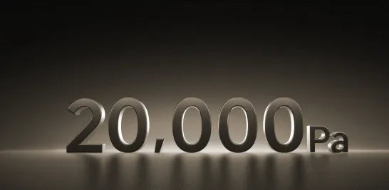 Succión potente de 20 000 Pa que garantiza resultados impecables