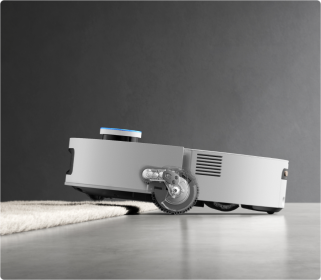 Dreame Aqua10 Ultra Roller Complete detección inteligente que ajusta automáticamente la potencia de limpieza en alfombras
