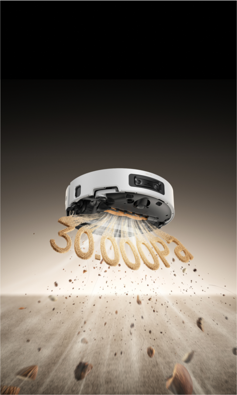 Robot aspirador Dreame Aqua10 Ultra Roller Complete con 30000Pa de potencia de succión que elimina polvo, suciedad y restos grandes