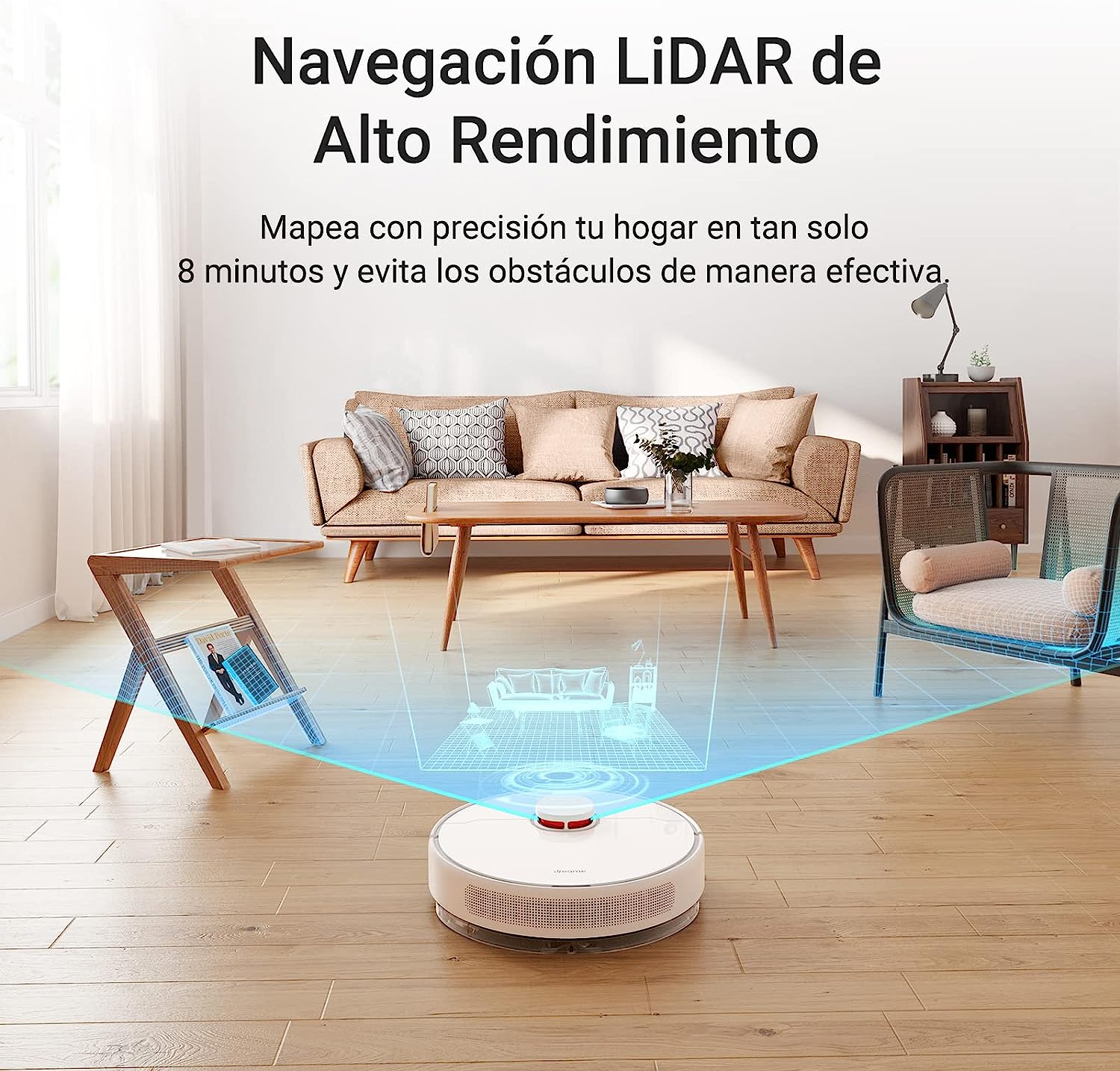 Alquila Dreame D10 plus Robot Aspirador y Fregona con Estación de Succión  desde 22,90 € al mes
