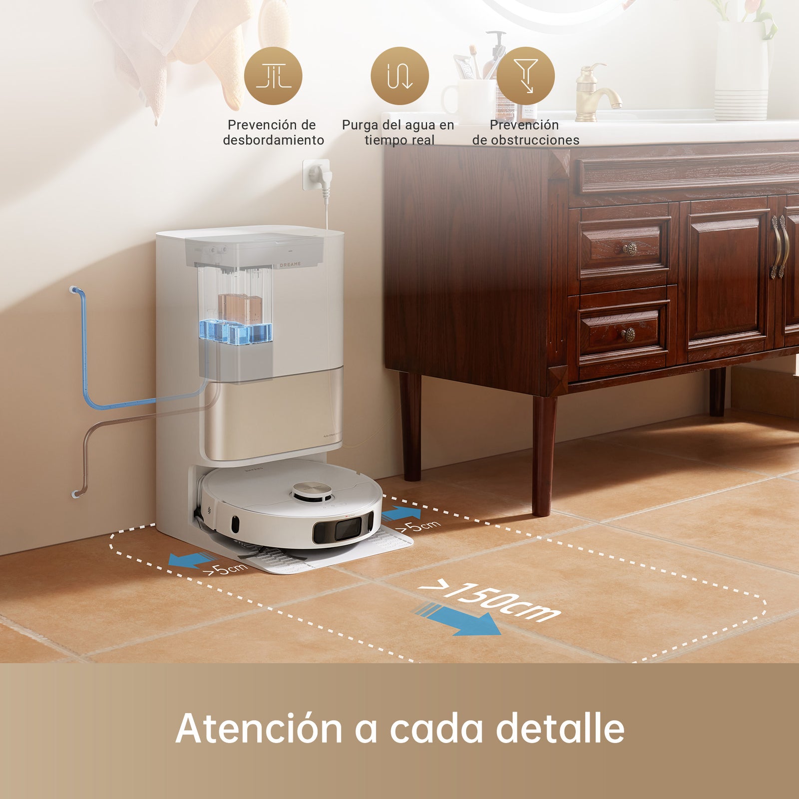 Kit de conexión de agua para llenado y vaciado automático para L10sProUltra/X30Ultra/X40UltraComplete/L40Ultra/L10sUltraGen2/X50UltraComplete/L50ProUltra/L40sProUltra/L40UltraAE