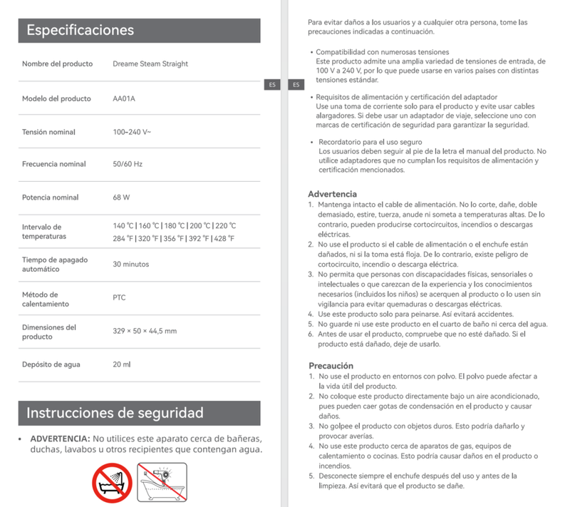 Advertencias e información de seguridad