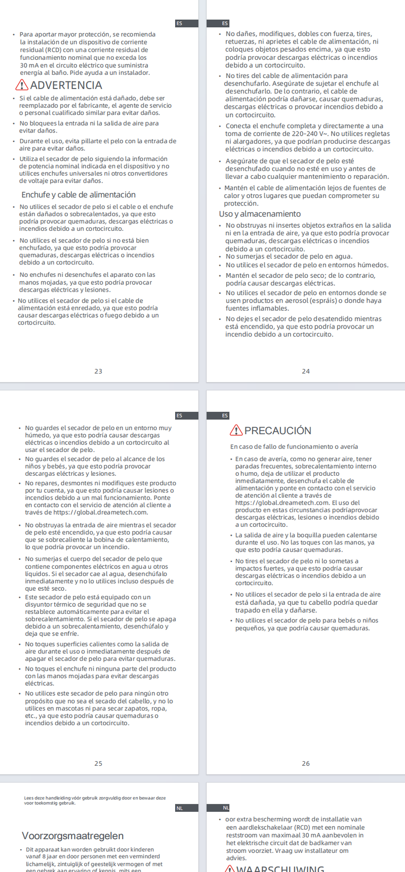 Advertencias e información de seguridad