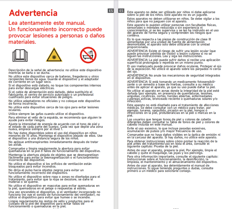 Advertencias e información de seguridad