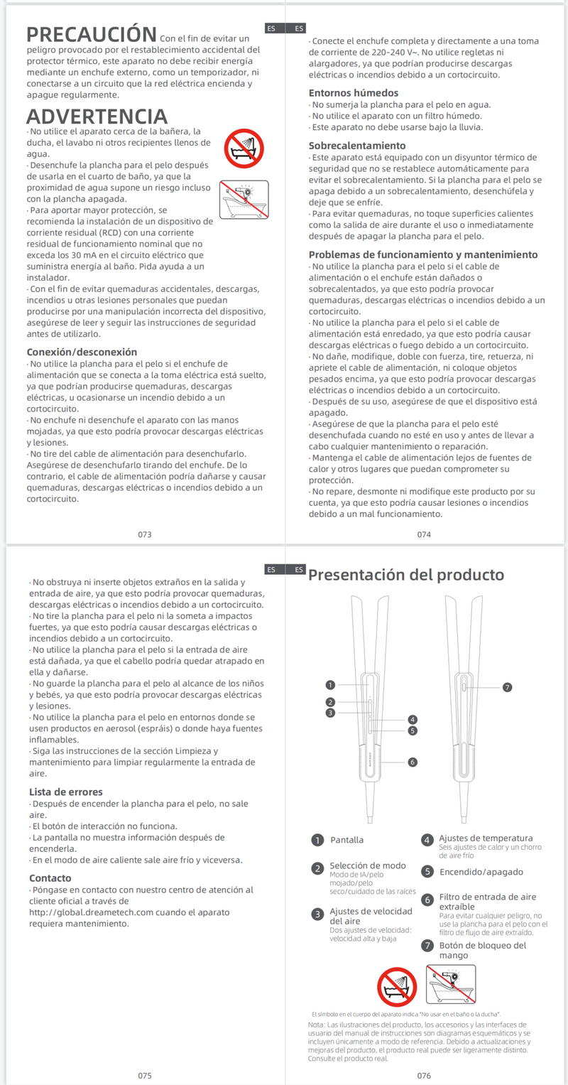 Advertencias e información de seguridad