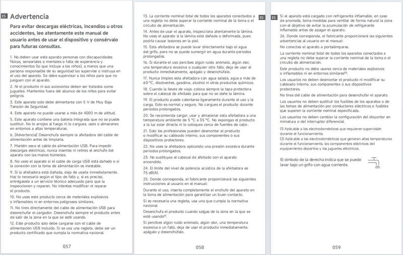 Advertencias e información de seguridad