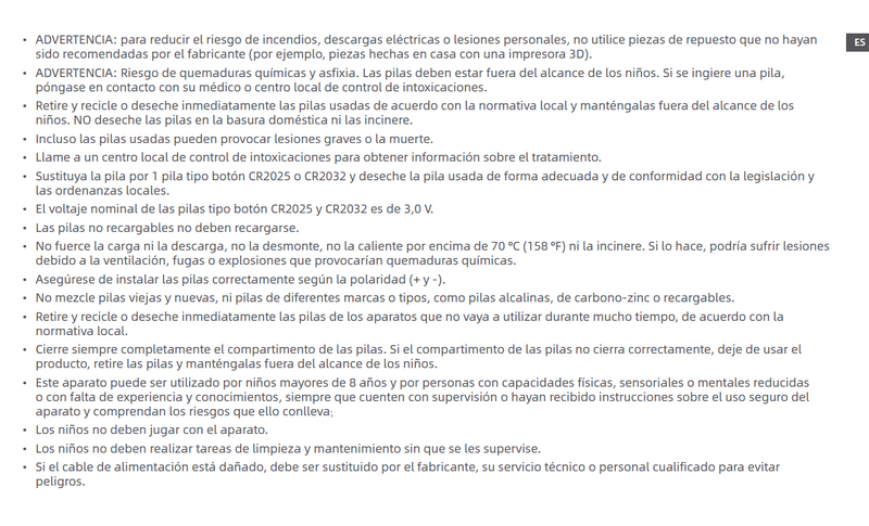 Advertencias e información de seguridad