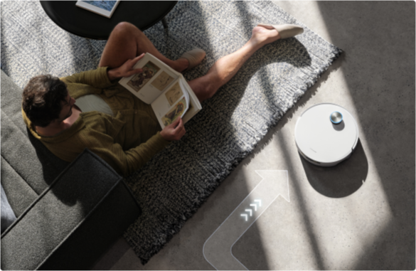 Dreame Aqua10 Ultra Roller Complete aspiradora que limpia alfombras de forma segura con protección de alfombra configurada desde la app