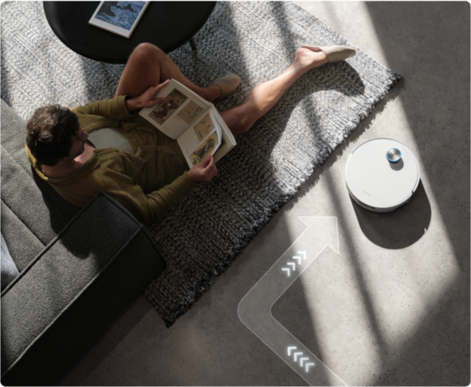 Dreame Aqua10 Ultra Roller Complete aspiradora que limpia alfombras de forma segura con protección de alfombra configurada desde la app