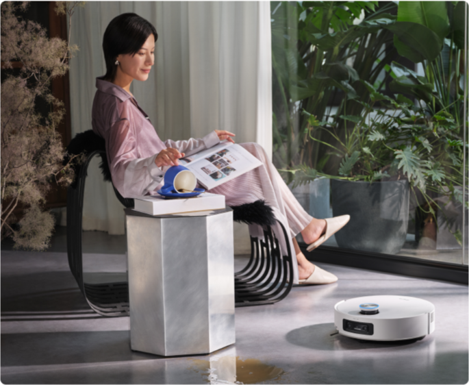 Dreame Aqua10 Ultra Roller Complete control por voz compatible con asistentes para una limpieza sin manos