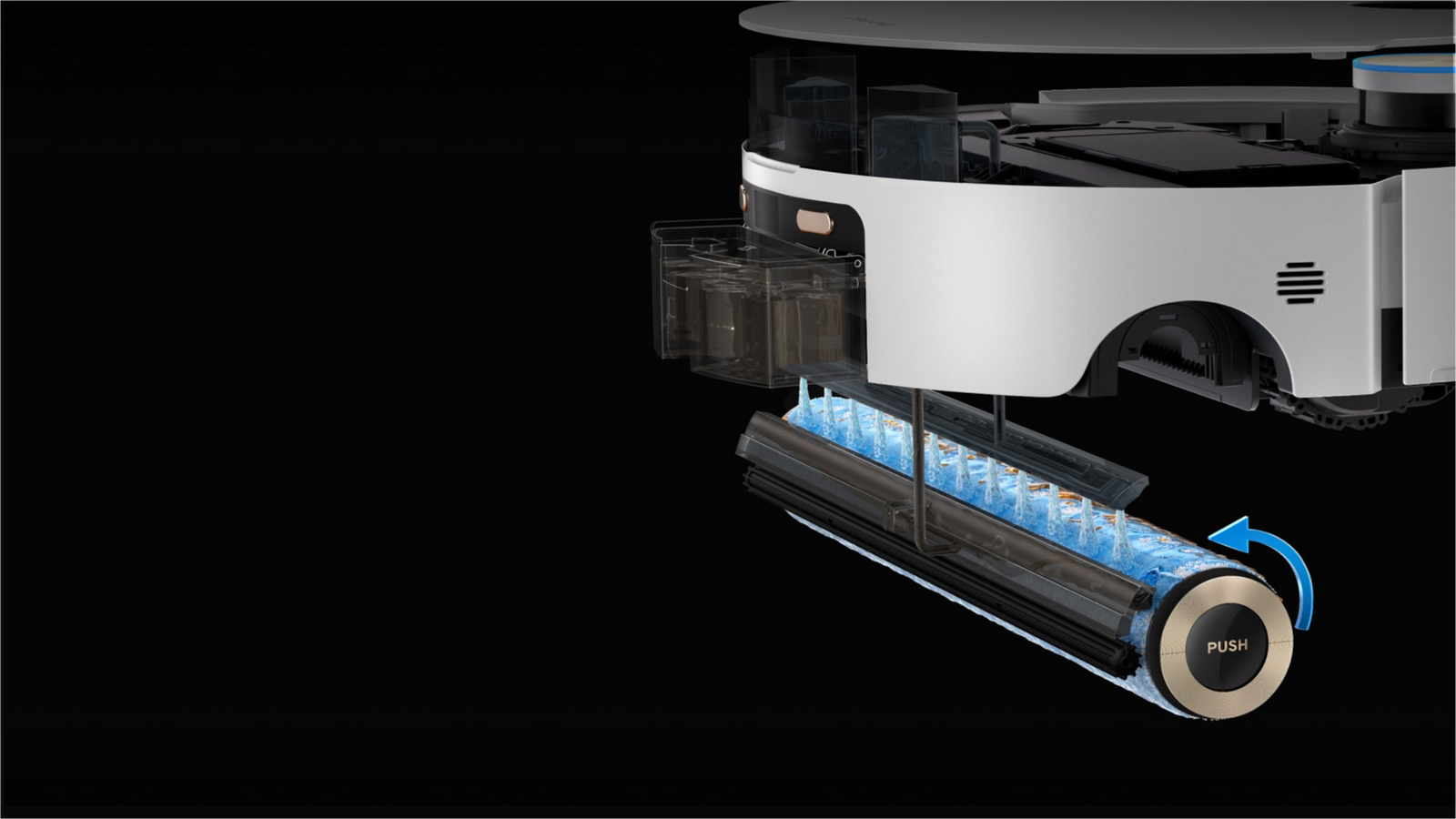 Dreame Aqua10 Ultra Roller Complete friega y aspira los suelos con rodillo de alta velocidad y potente succión