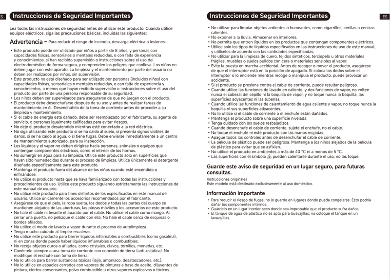 Advertencias e información de seguridad