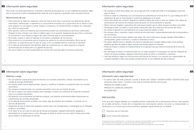 Advertencias e información de seguridad