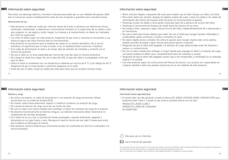 Advertencias e información de seguridad