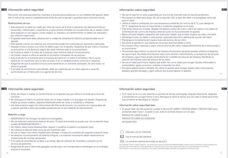 Advertencias e información de seguridad