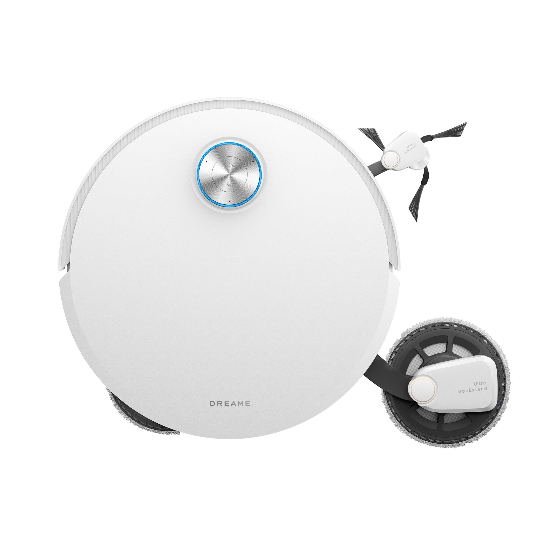 Dreame X60 Pro Ultra Complete - brazo extensible llegando a esquinas y bajo muebles