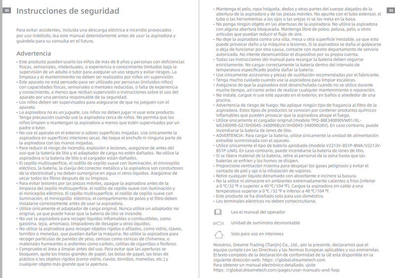 Advertencias e información de seguridad