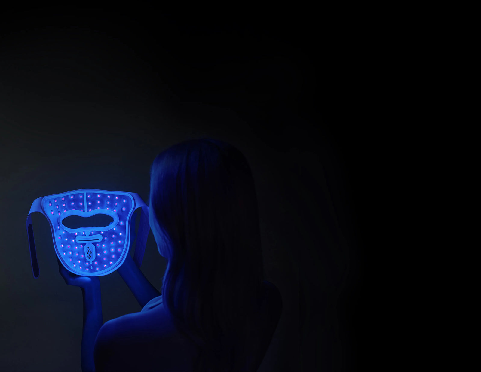 Dreame Chrona máscara fotónica antienvejecimiento modo Calmar (azul 465 nm) – reduce el enrojecimiento del acné para una piel más limpia.