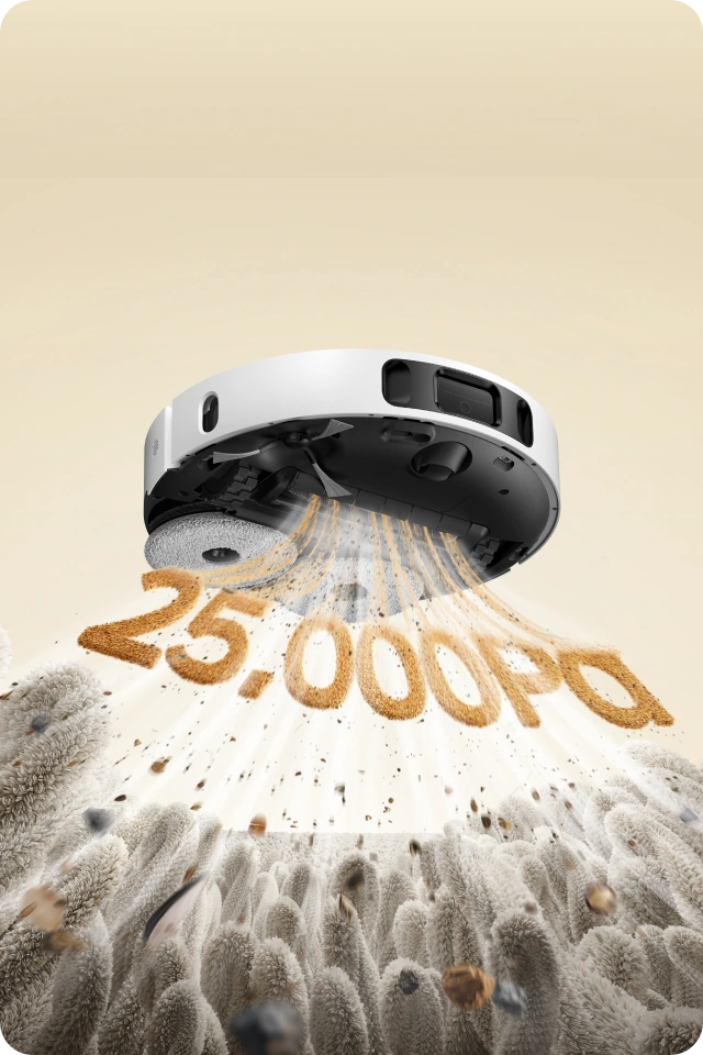 25.000 Pa de succión Vormax