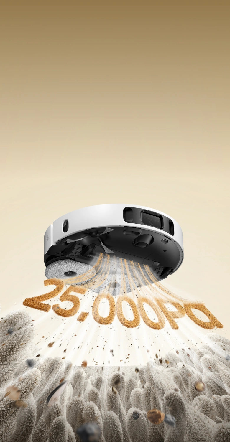 25.000 Pa de succión para limpiar más a fondo