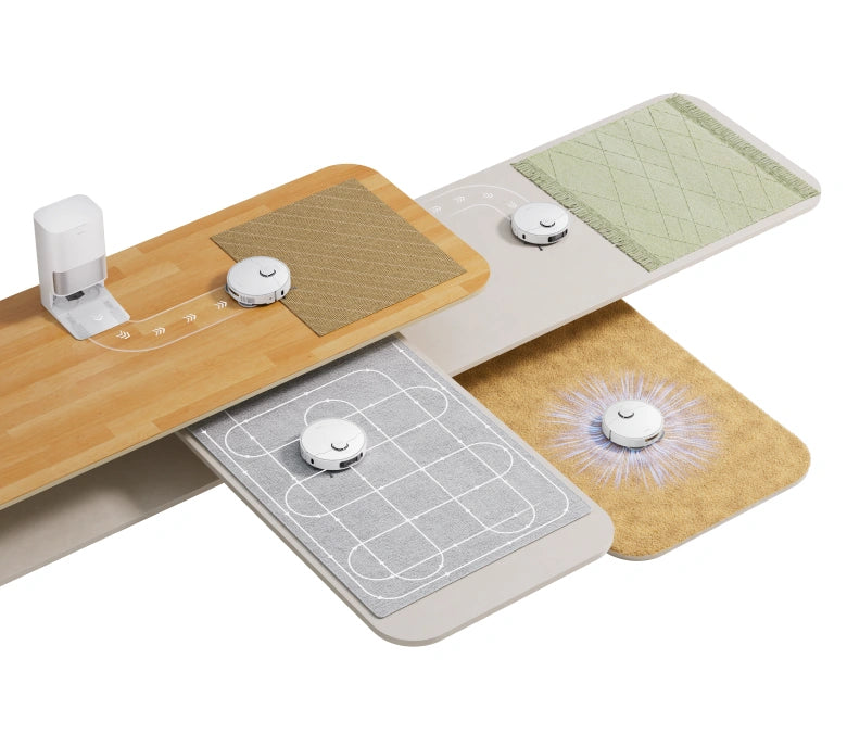 Limpieza inteligente para distintas alfombras