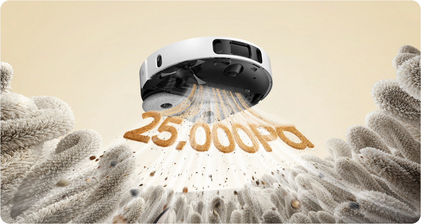 25.000 Pa de succión Vormax