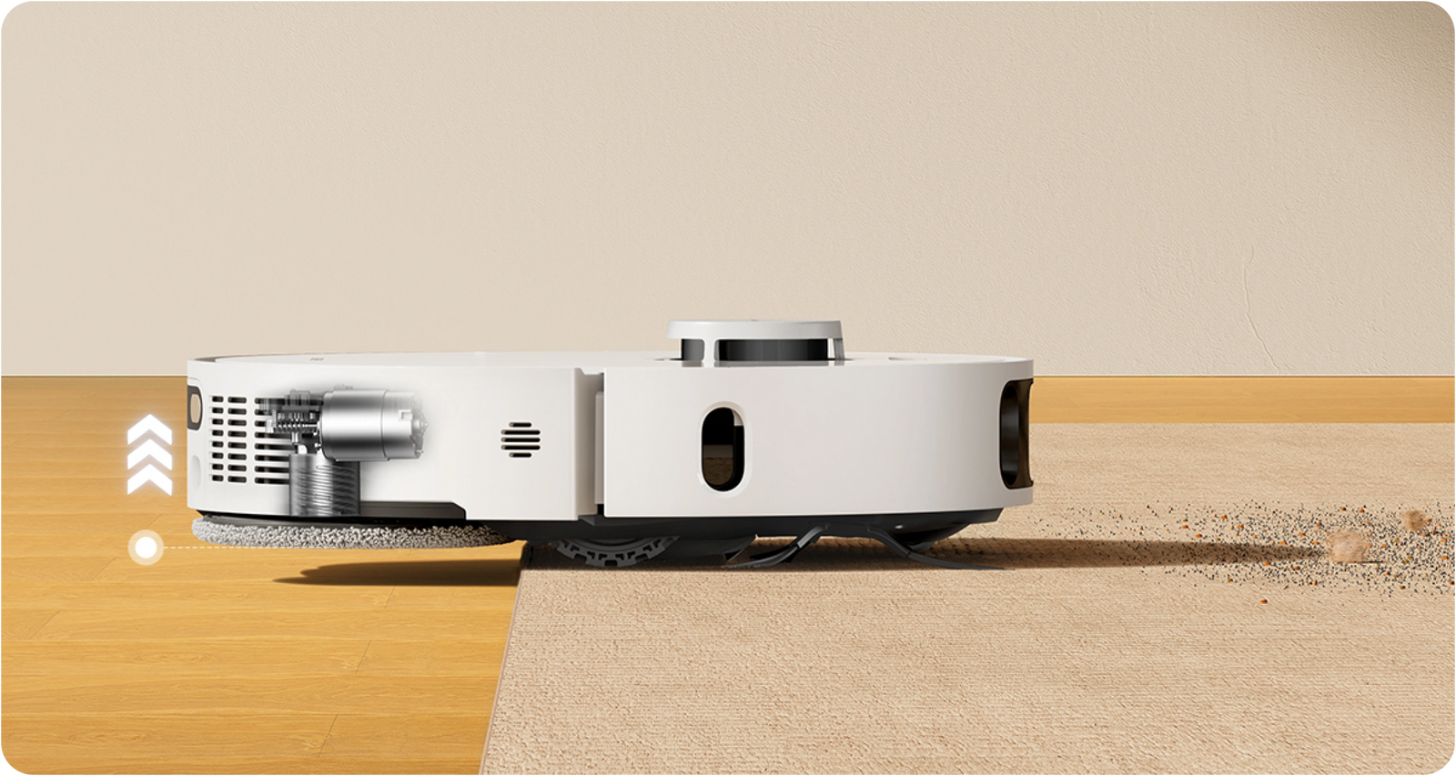 Estrategia de limpieza inteligente de alfombras