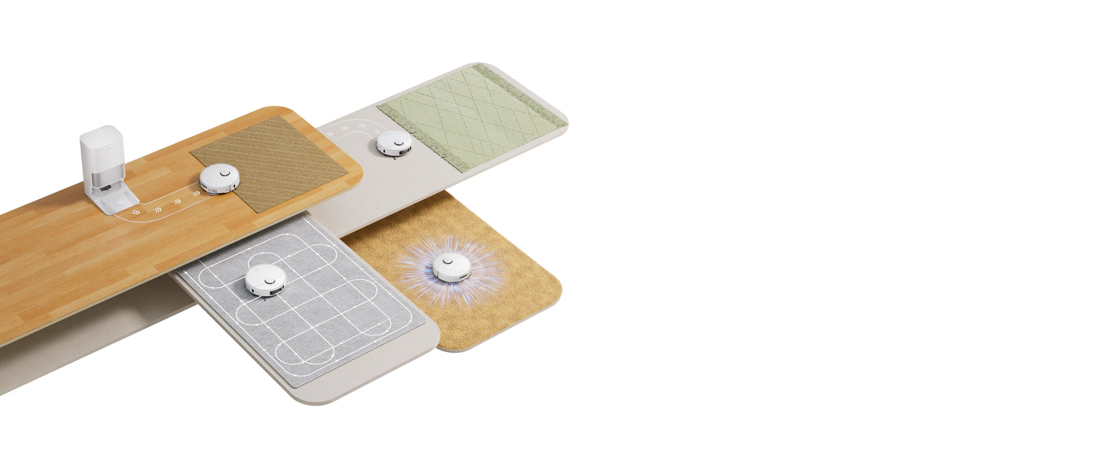 Limpieza inteligente para distintas alfombras