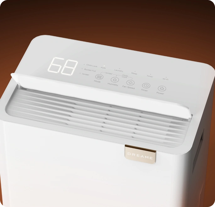 Humedad visible. Control que se siente