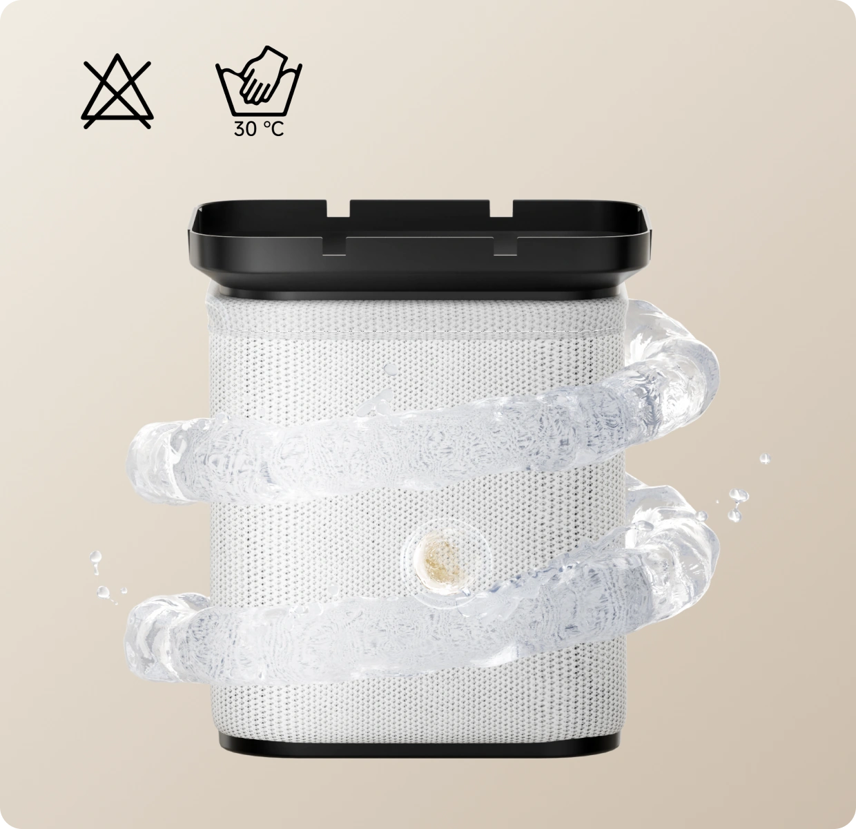Filtro lavable antibacteriano 3D