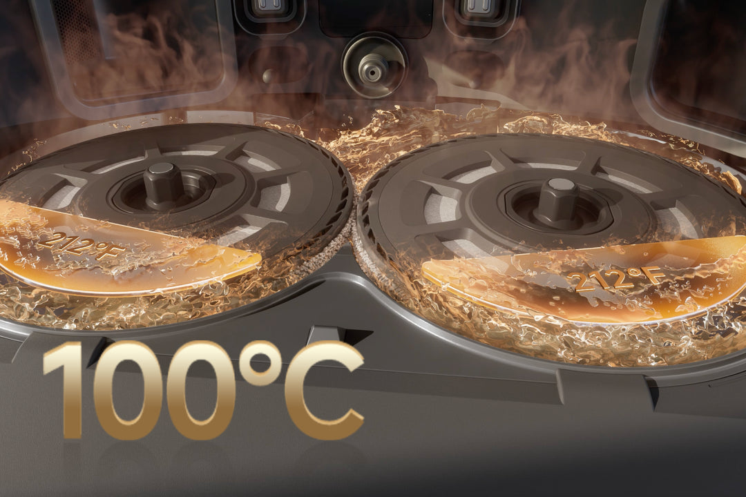 Autolimpieza de las mopas ThermoHub a 100 °C