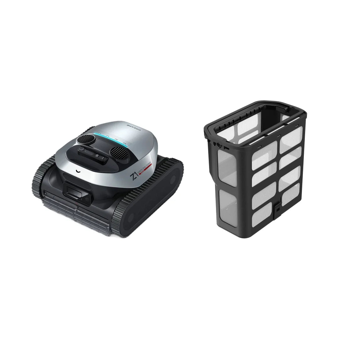 Robot Limpiafondos de Piscinas Z1 + Cesta de residuos