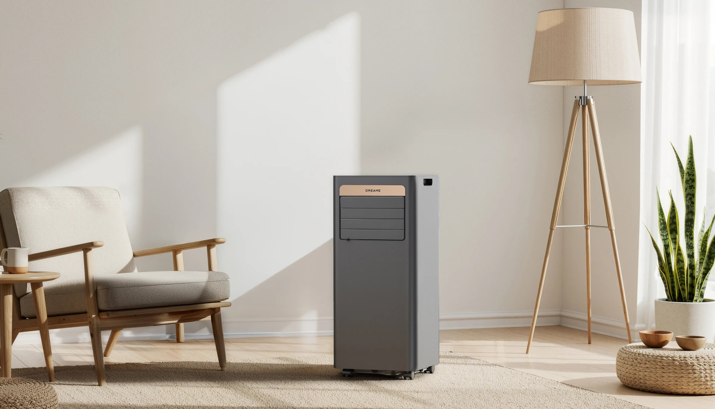 Dreame Aire acondicionado portatil P-Wind10 9000 BTU se adapta a cualquier espacio pequeño gracias a su diseño compacto