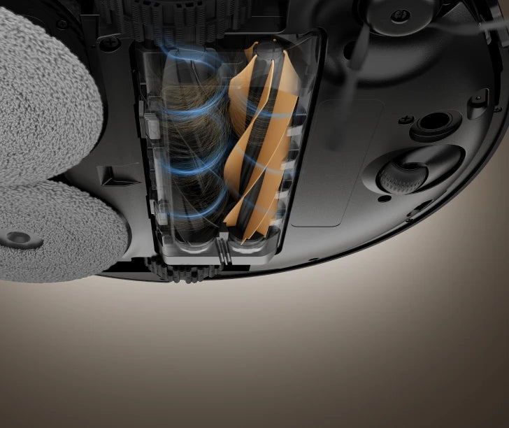 Cepillo doble desenredante con tecnología HyperStream™ para minimizar los enredos