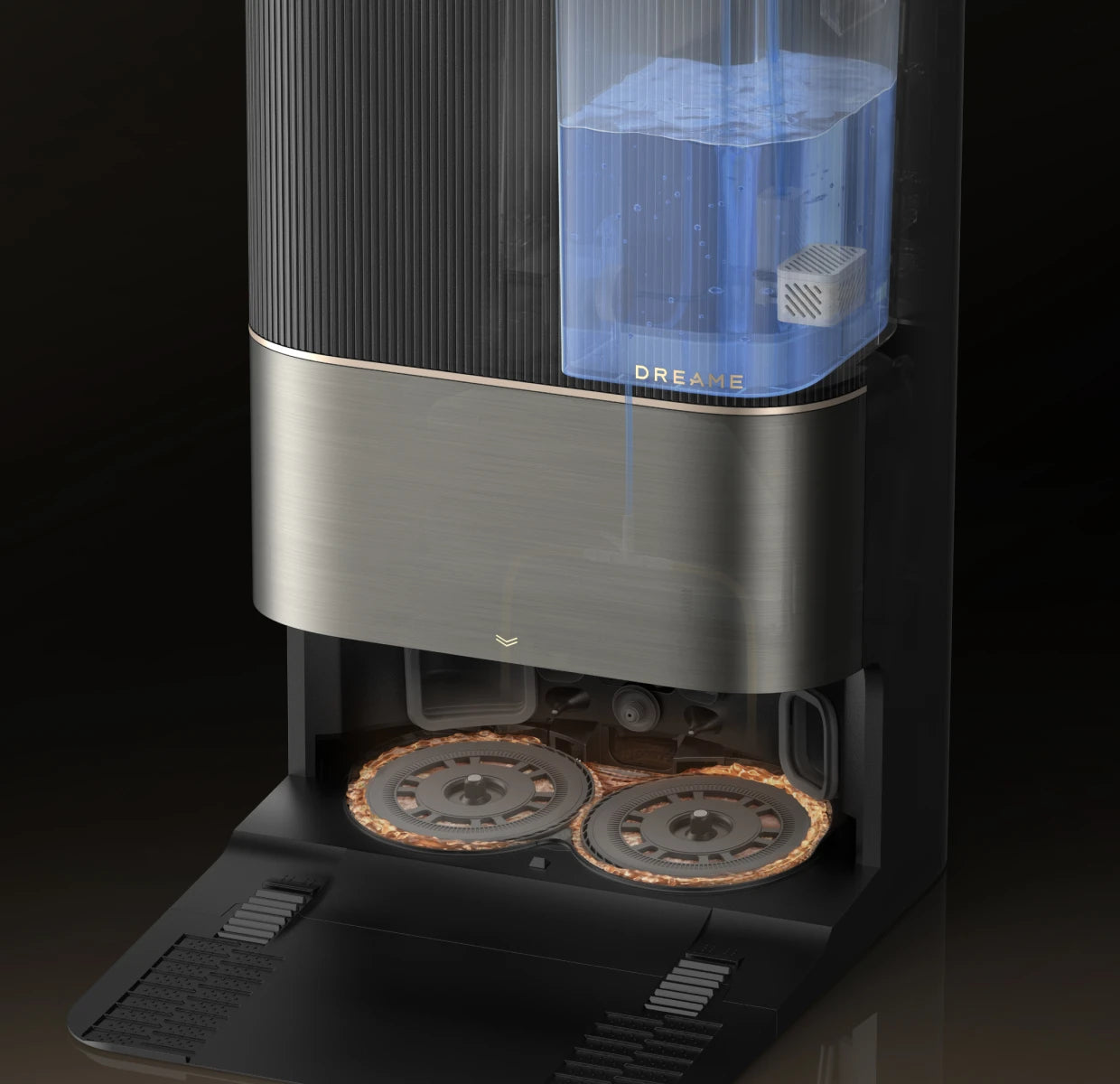 Robot aspirador con estación base todo en uno