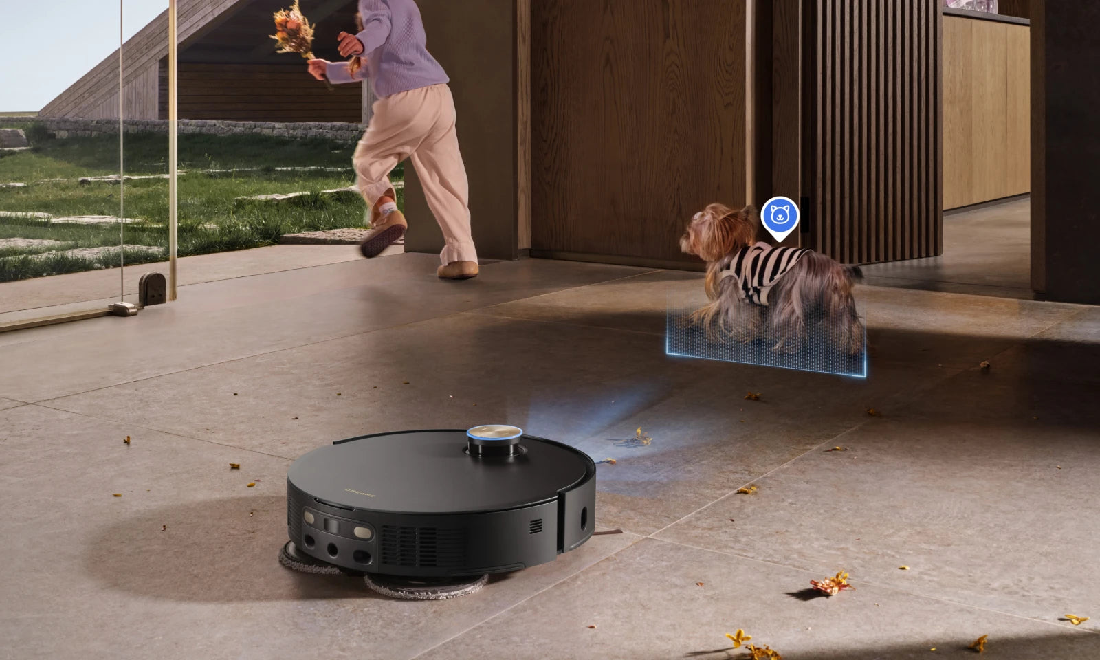 El robot aspirador rastrea de forma automática a tu mascota y le hace una foto