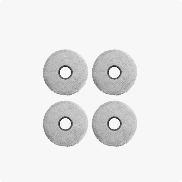 4 almohadillas absorbentes de la mopa  (2 preinstaladas)