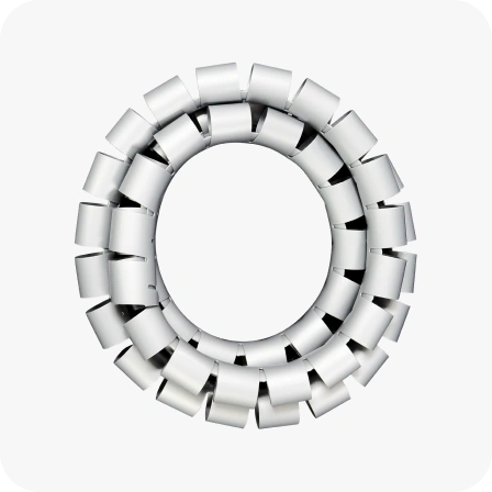 Envoltorio de cable en espiral