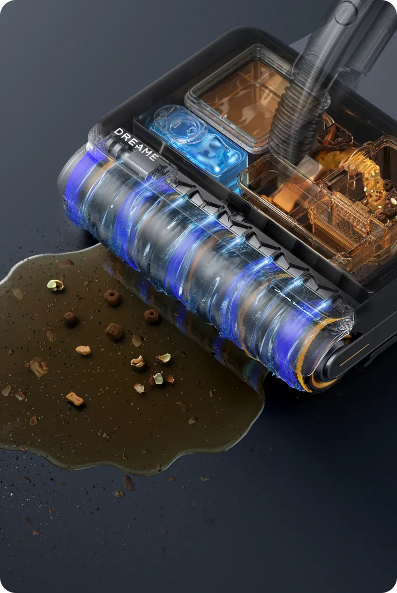 Dreame Z30 Pro Aqua-A Aspirador fregona con tecnología AquaCycle 2.0 para limpiar suciedad seca y húmeda a la vez.